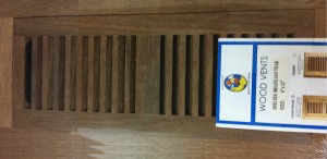 Brazilian Teak/Cumaru Flush Wood Vent