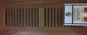 Santos Mahogany Vent Covers - Flush Type